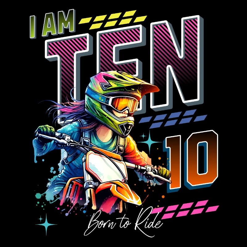 10e anniversaire des filles de motocross