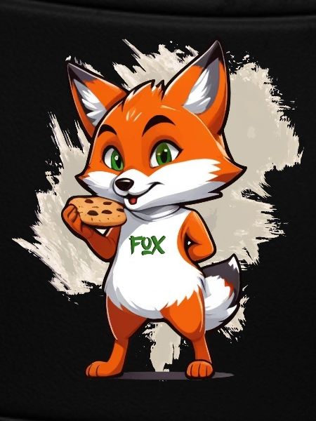 Fox with biscuits
