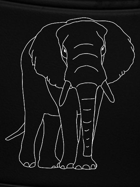 Elephant lineart