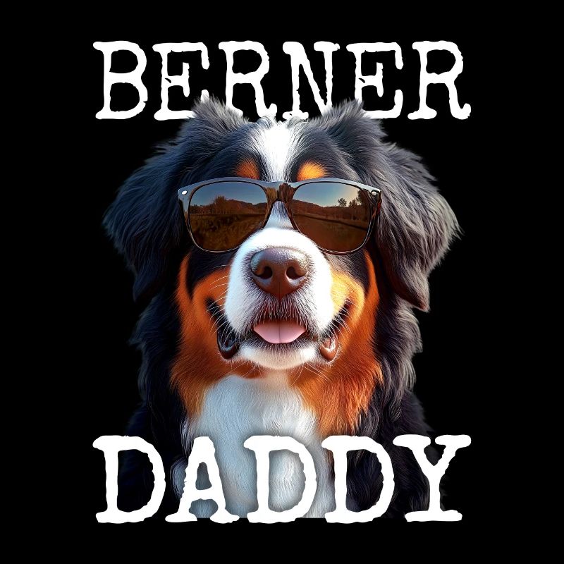 Berner Sennenhund Dad Papa Vatertag Berner Daddy