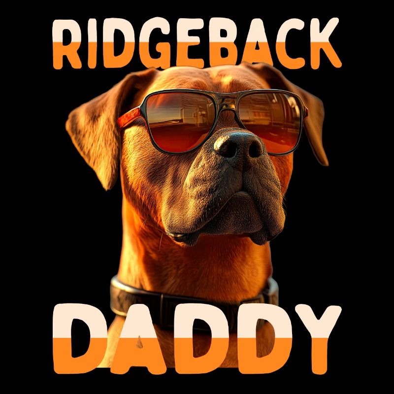 Rhodesian Ridgeback Daddy Dogs Dad Father's Day Dad