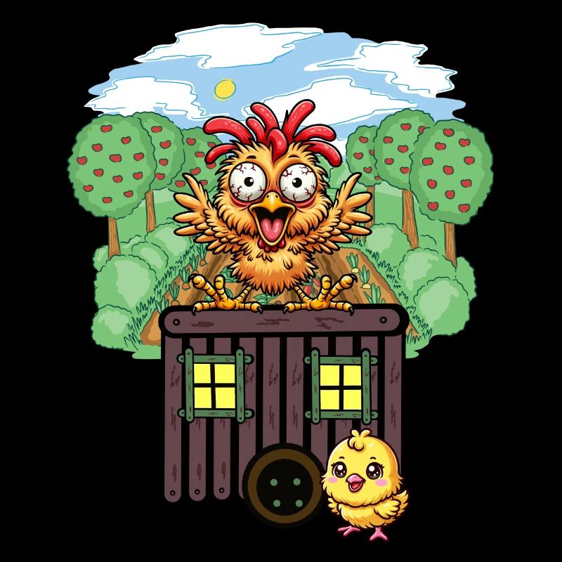 Chickens Chicken Construction Trailer Garden Chicken Coop