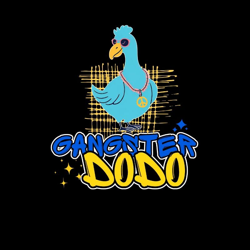 Gangster Dodo witziger Comicstil