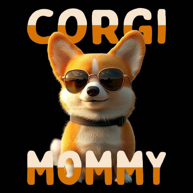 Corgi Mommy Hund Mama Corgis Muttertag Welsh Corgi