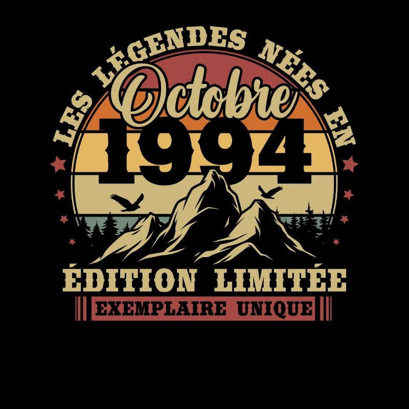 Vintage October 1994 Retro Birthday Gift