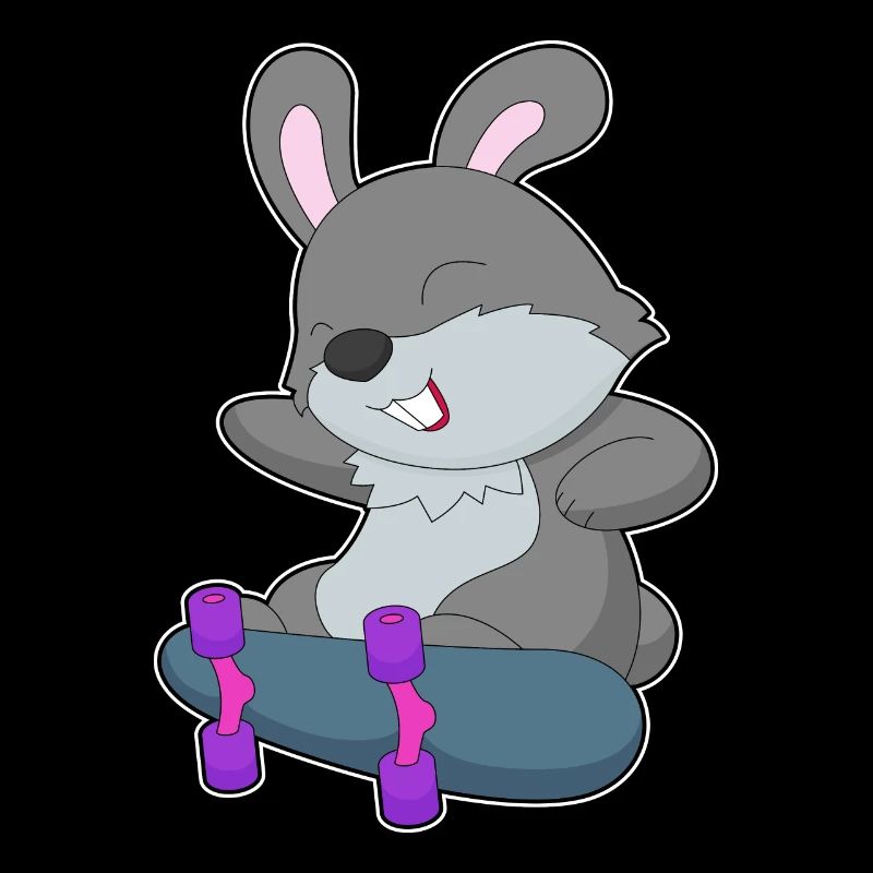 Bunny Skater Skateboard