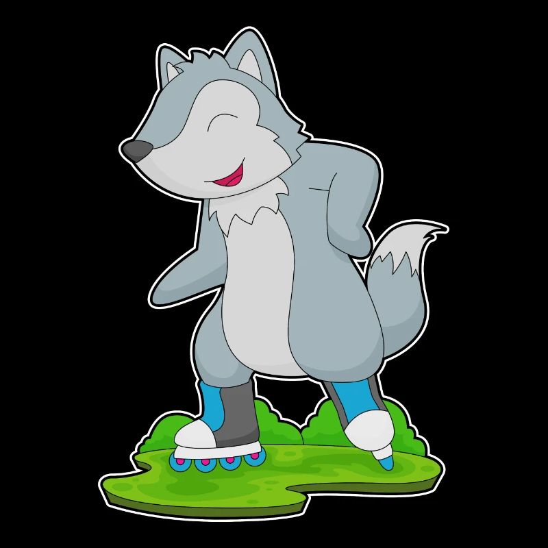 Wolf Inline skating roller skates