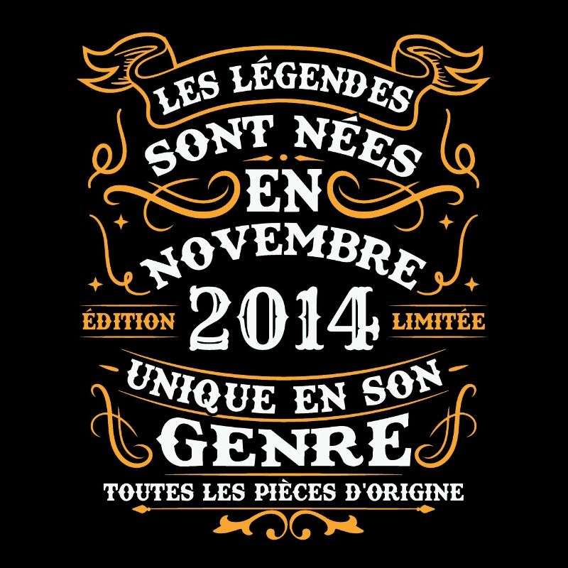 Vintage November 2014 Retro Birthday Gift