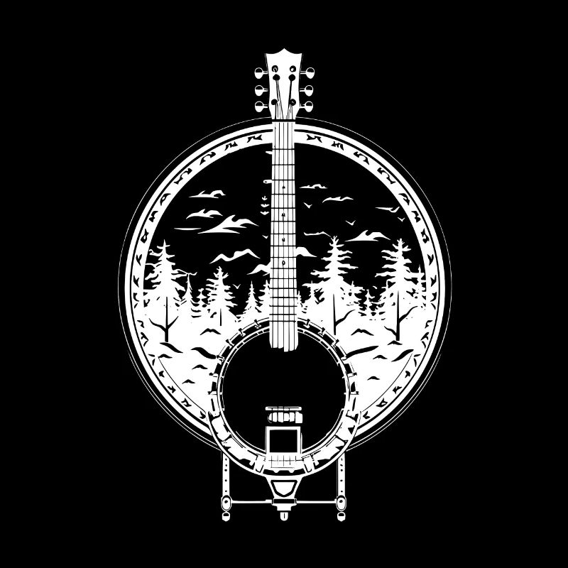 Dessin de banjo
