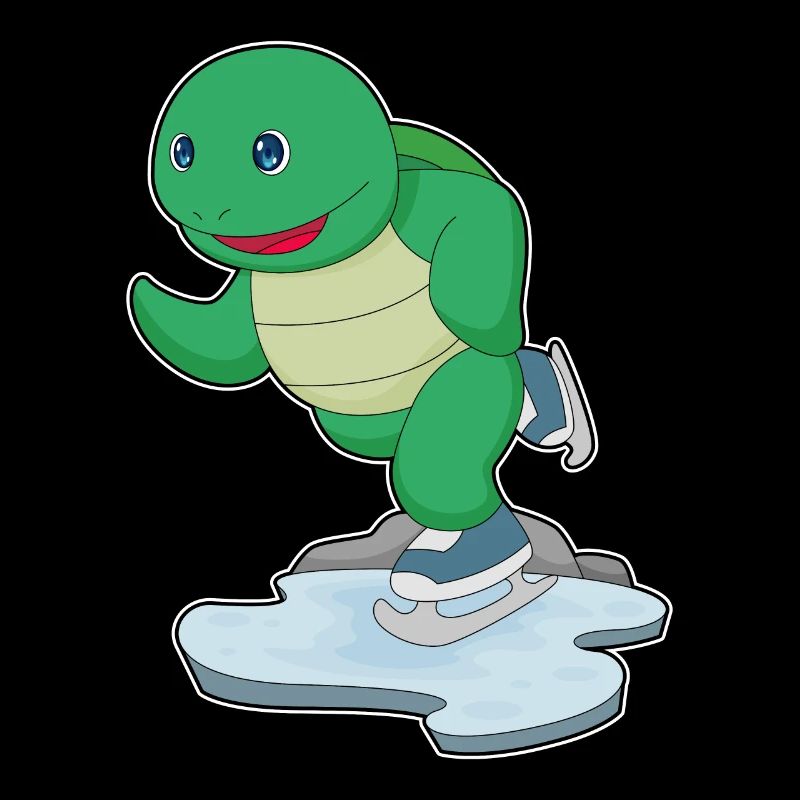 Patins à glace tortue