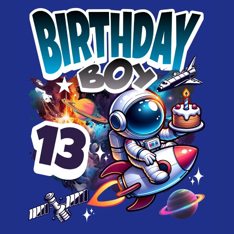 Astronaut 13th Birthday Space