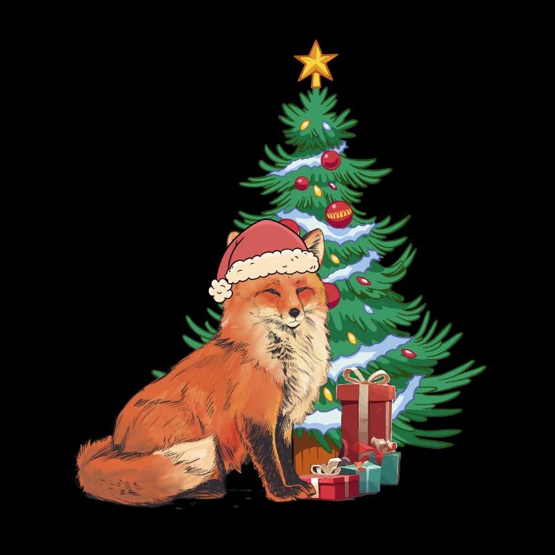 Fox Santa Claus Santa Claus Christmas Tree
