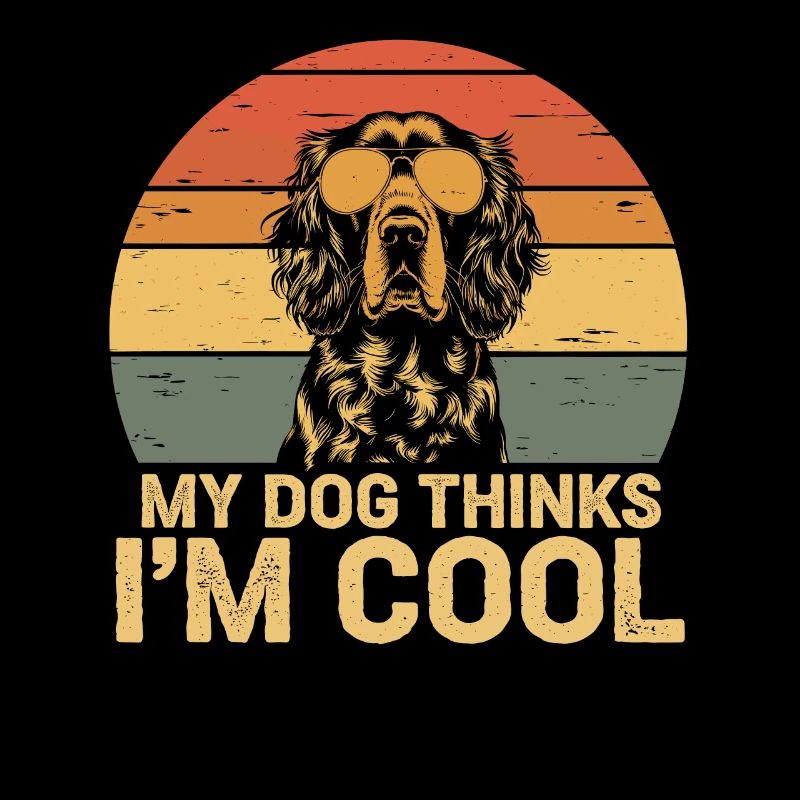 Breton Spaniel My Dog Thinks I'm Cool