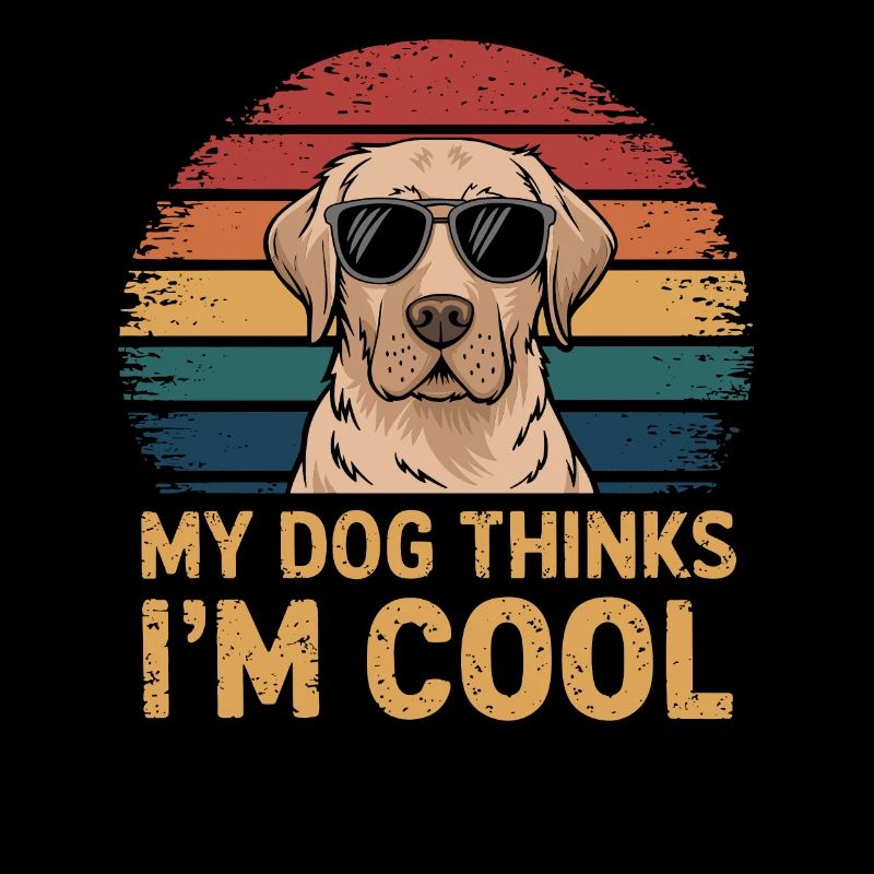 Labrador Retriever Mon chien pense que je suis cool