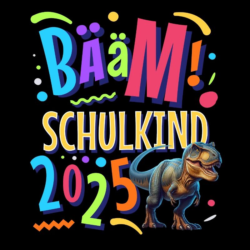 Bääm Schulkind 2025 Dinosaurier T Rex