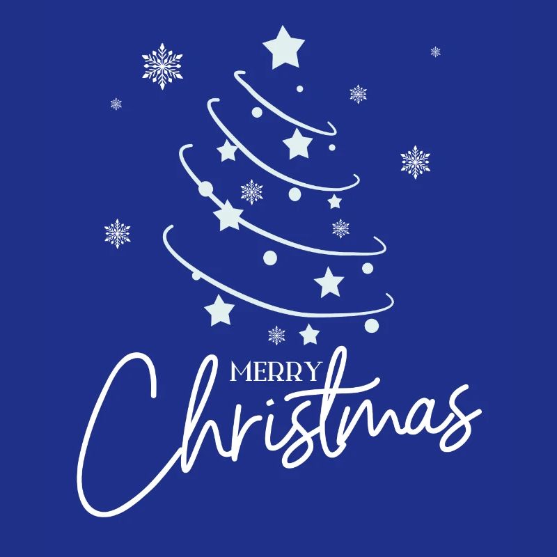Weihnachtsstern Spirale Stil