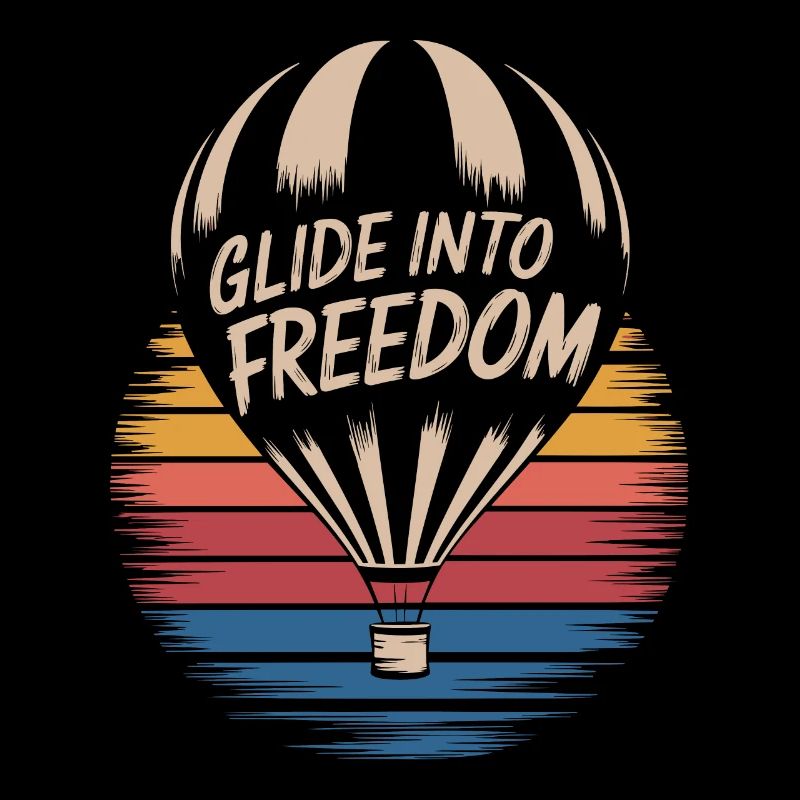 Inspiration montgolfière Glide into Freedom