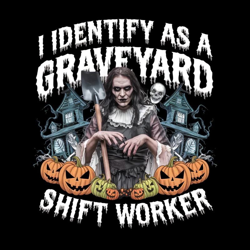 lustiges I Identify As A Graveyard Shift Worker
