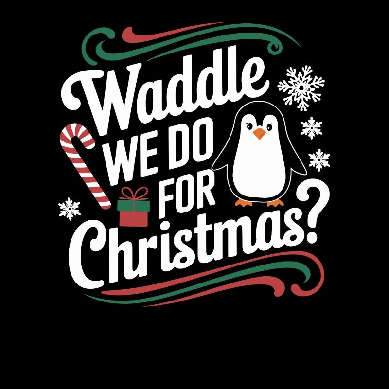 Penguin Christmas Waddle We Do For Christmas