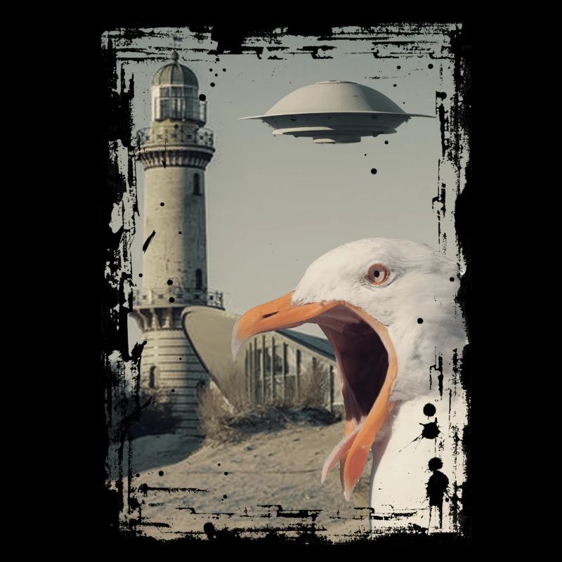 UFO - Seagull - Rostock - Teepot - Warnemünde
