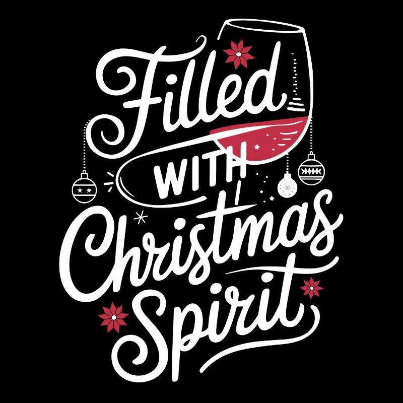 Rempli d’ de Noël et de joie du vin