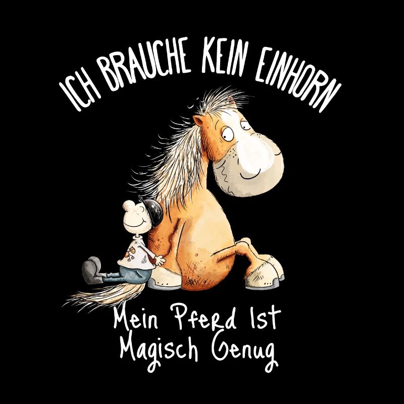 Pferd Einhorn Spruch Pferdefreunde