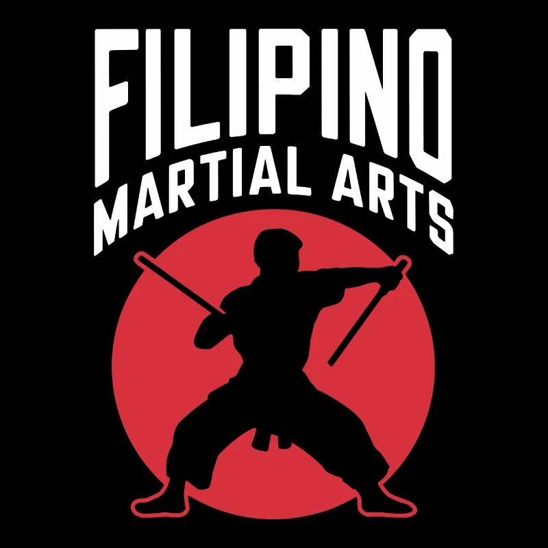 Filipino Martial Arts Arnis Silhouette Design