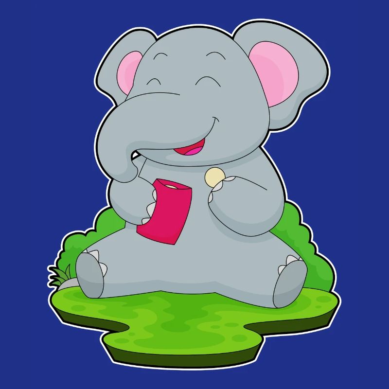 Chips de pommes de terre éléphant