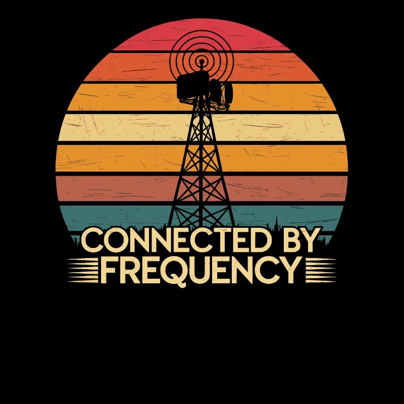 Amateur radio operator connected by frequency