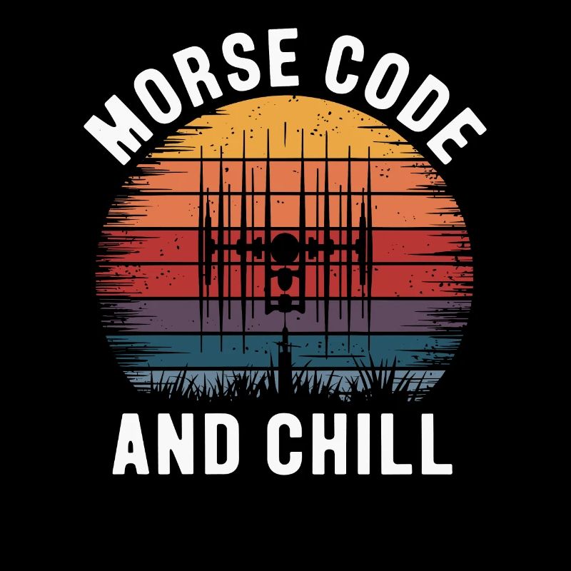 Code Morse Et Chill Amateuer Radio Operer Ham