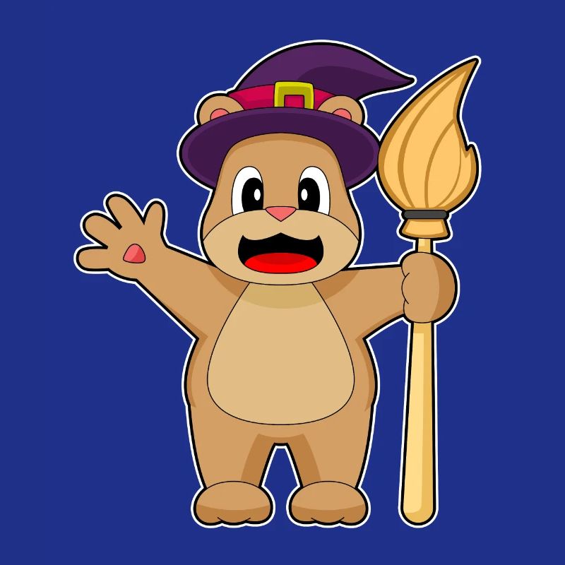 Bear Witch Broom