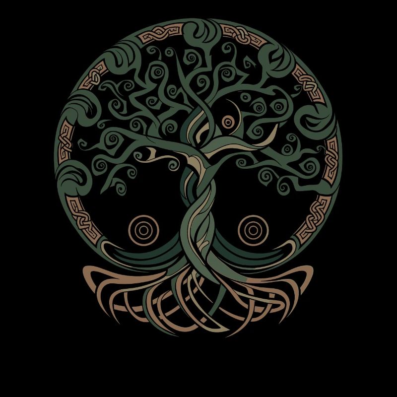 Neo Keltischer Baum des Lebens