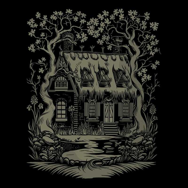 Dunkles Cottagecore Märchenhaus