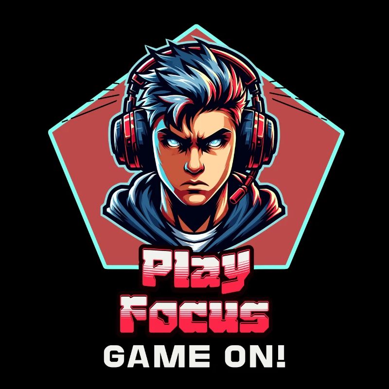 Gamer Gaming Play Focus – Game On!