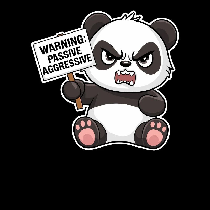 Achtung: Passiv Aggressiv Panda Humor