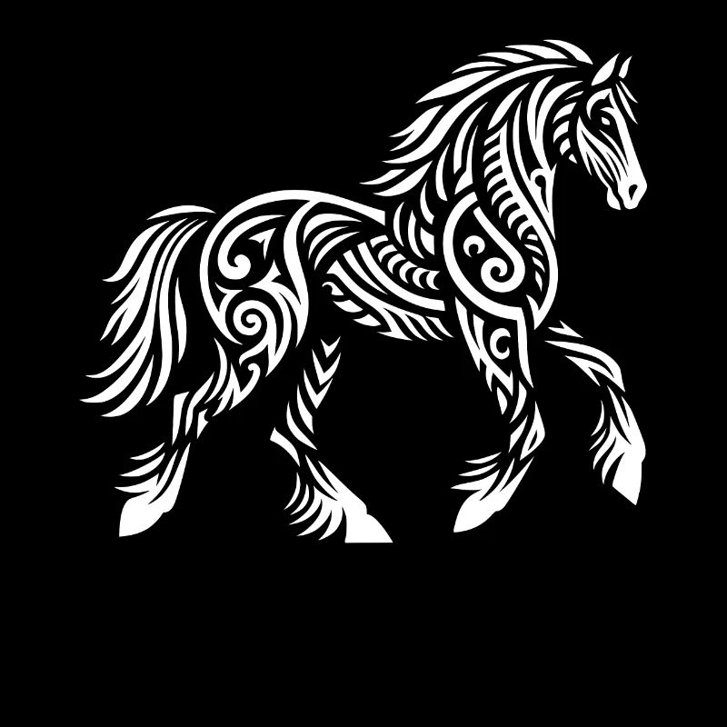 Cheval tribal