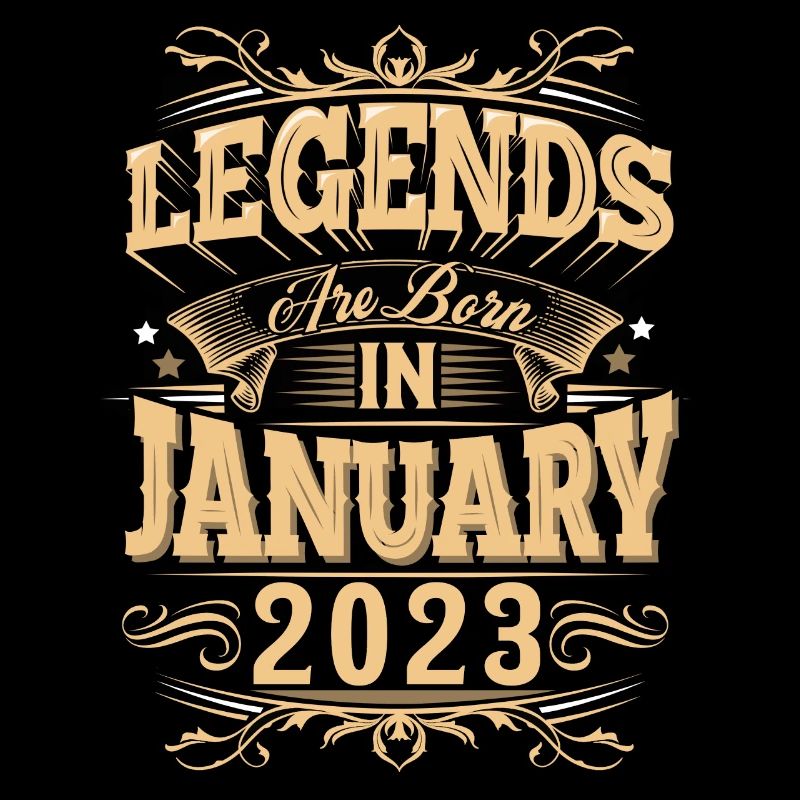 January 2023 Birthday Legend