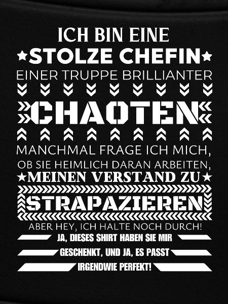 EINE STOLZE CHEFIN BRILLIANTER CHAOTEN