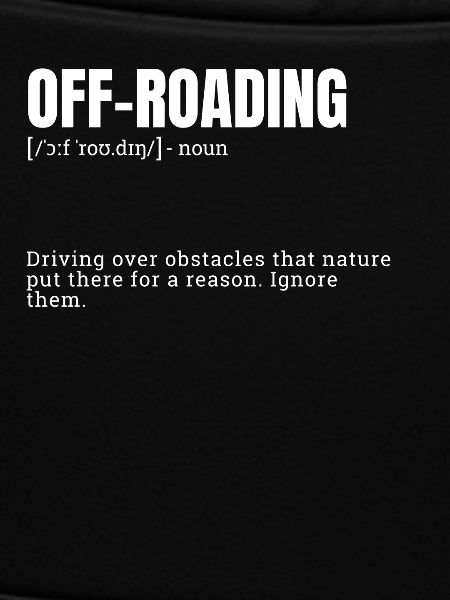 Funny Off-Roading Definition