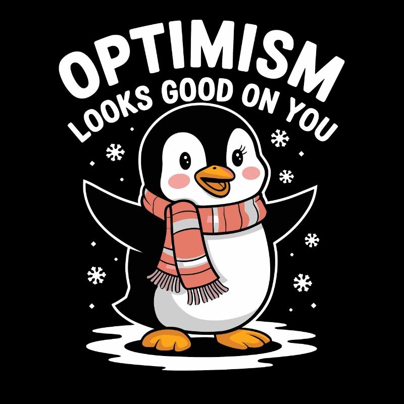 Optimism looks good on you Penguin Winter