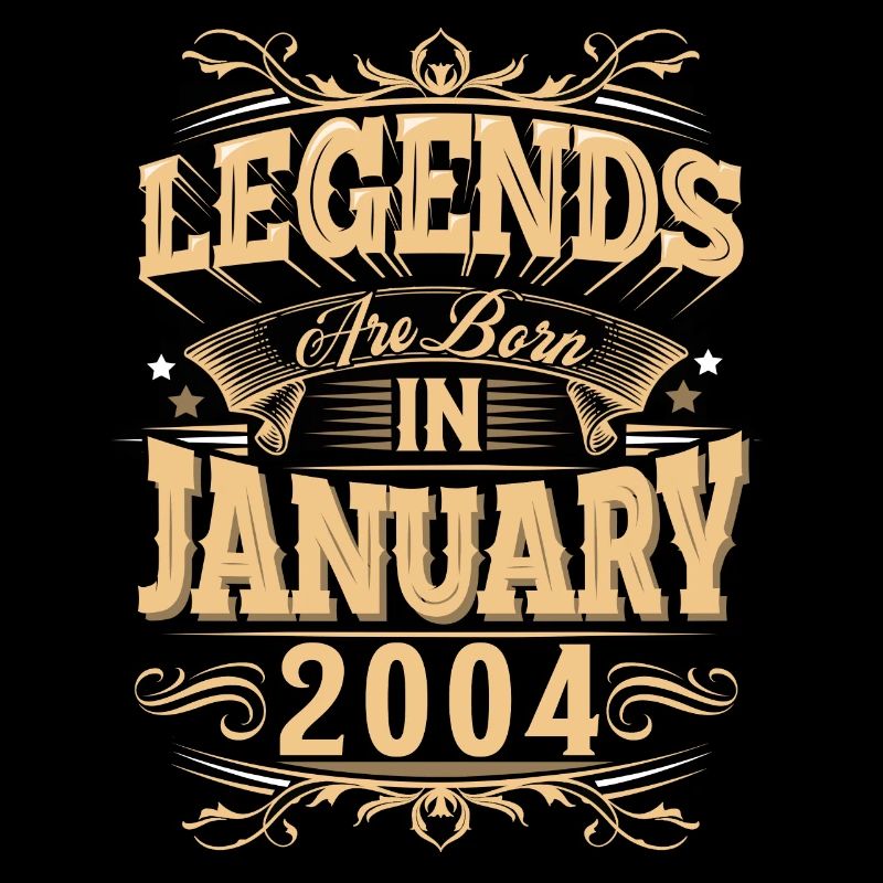 Légende de l’anniversaire de janvier 2004
