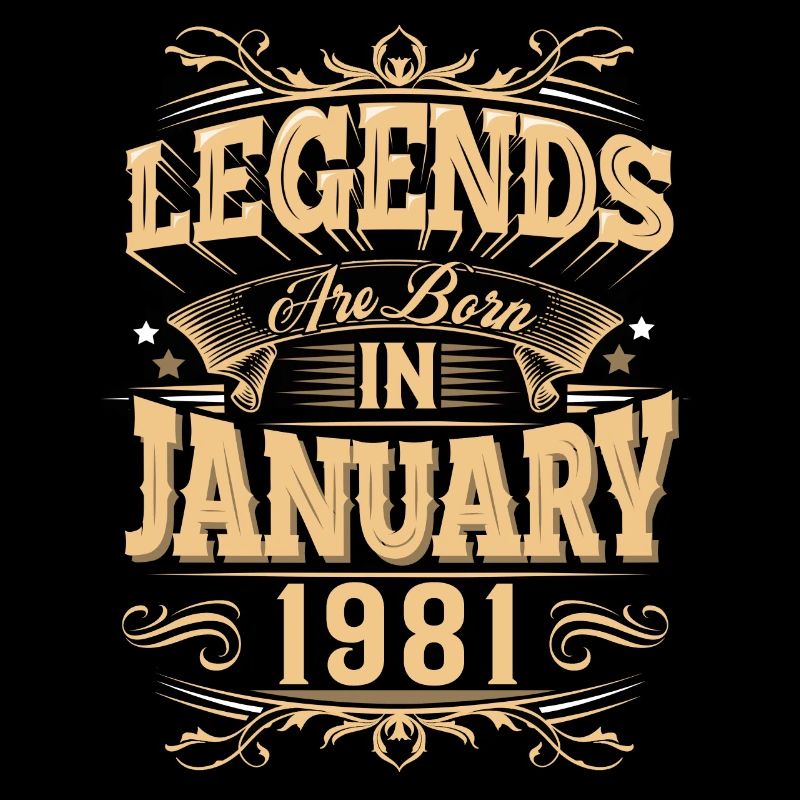 Légende de l’anniversaire de janvier 1981