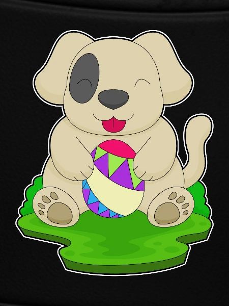 Dog Easter Easter Egg