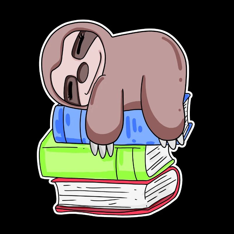 Faultier Buch Bücher Lesen
