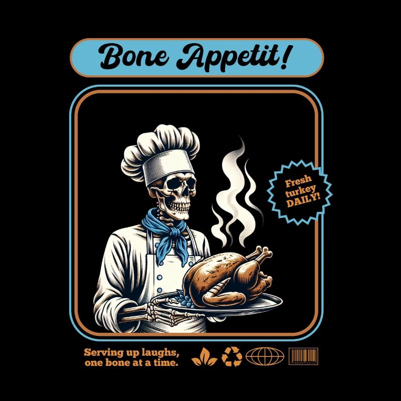 Skeleton Turkey Cook