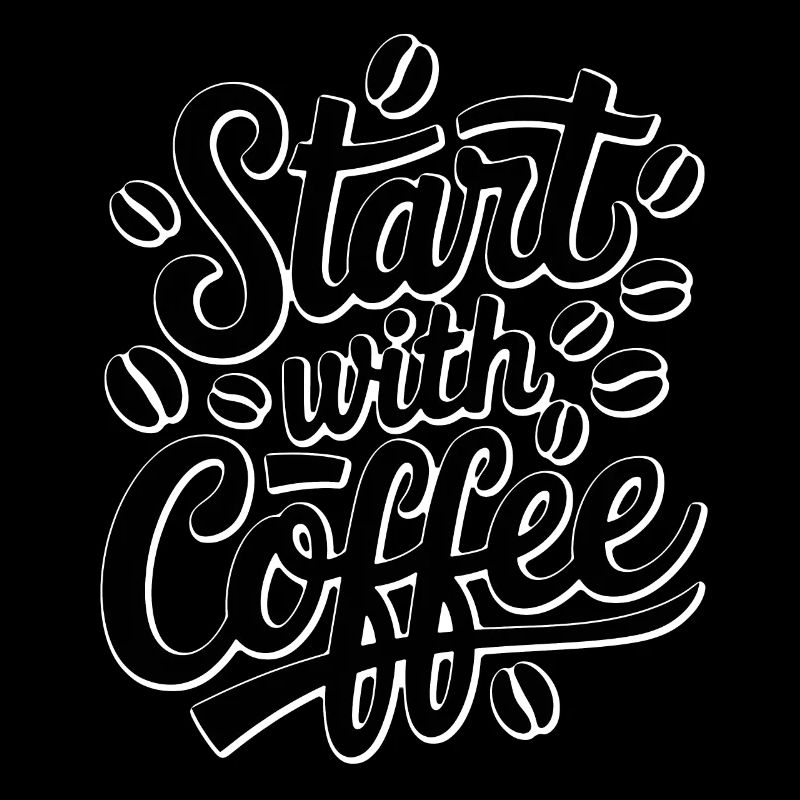 Erste Schritte mit einem Kaffee - Humor