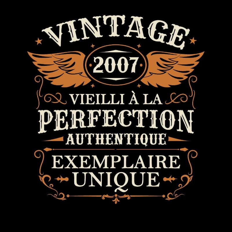 Vintage Classic 2007 Retro 18th Anniversary