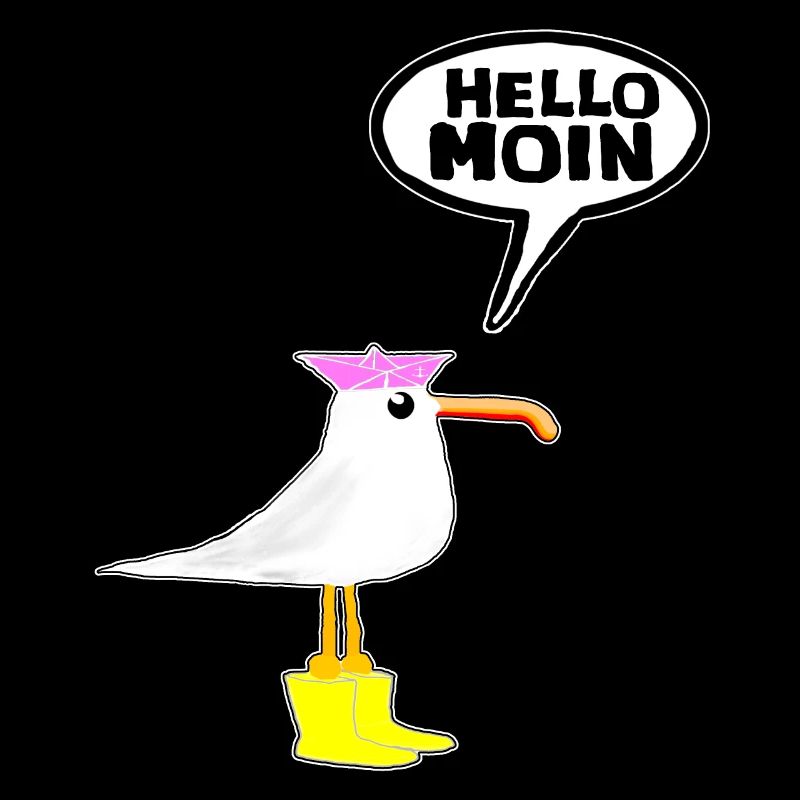 Hello Möwe Gummistiefel Stiefel Hallo Moin