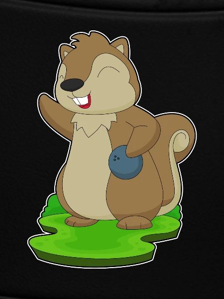 Squirrel Bowling Bowling Ball