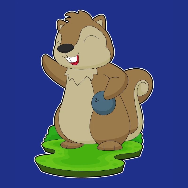 Eichhörnchen Bowling Bowlingkugel